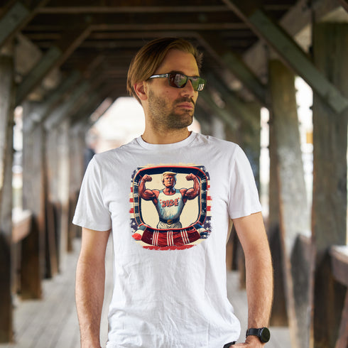 Support President Trump 2024 Crewneck T-Shirt-Unisex